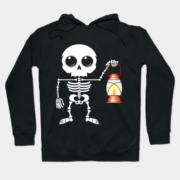 Little Skeleton Hoodie by Ferrous Frog